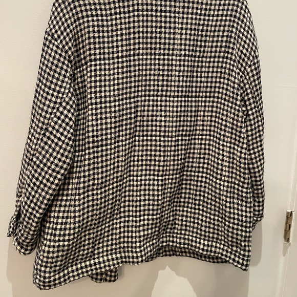 Checkered oversized jacket - Picture 2 of 3